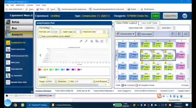 ABI qPCR Results Analysis and Data Export