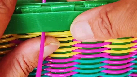编篮子锁边