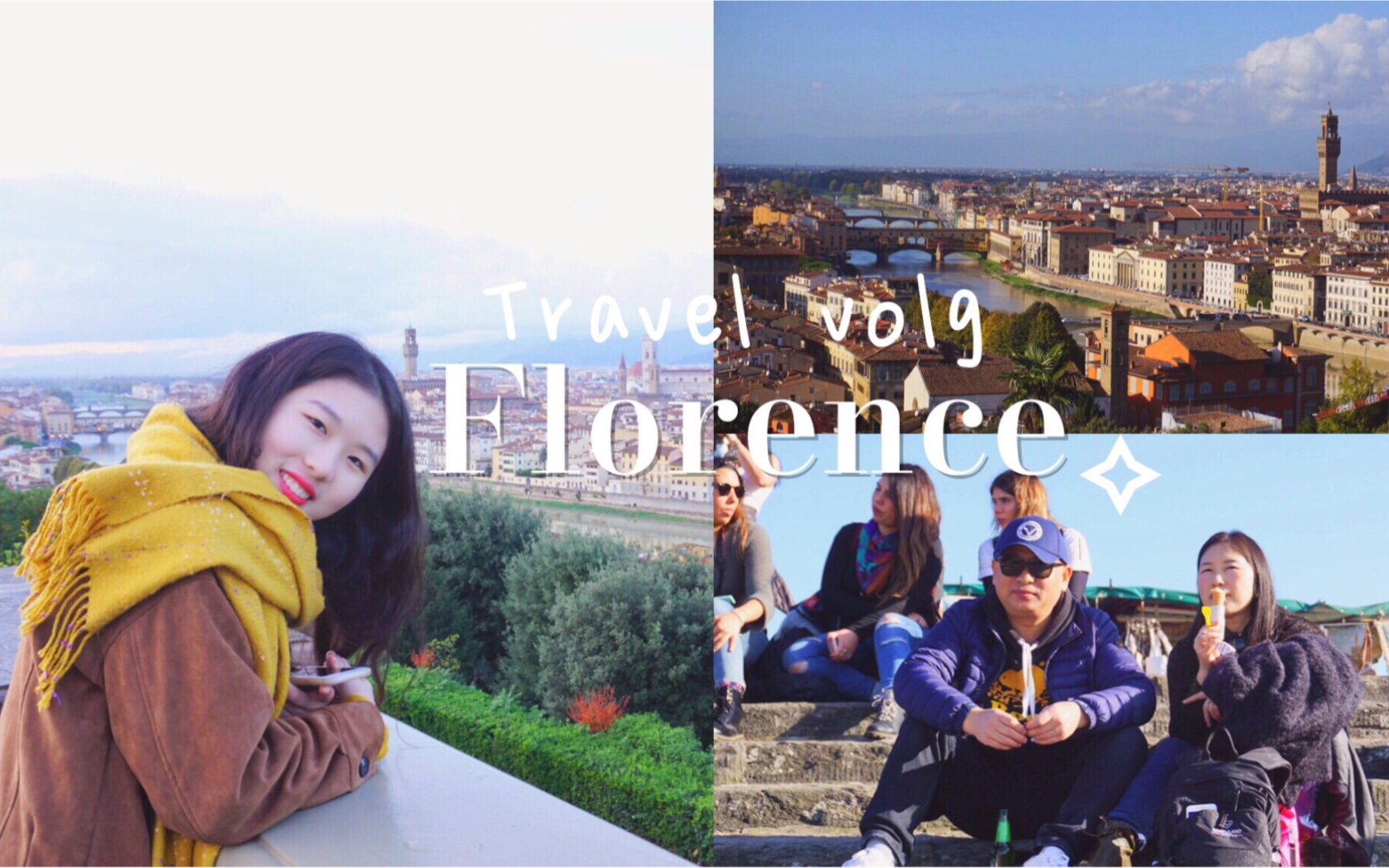 [图]Vlog 6 | 佛罗伦萨两日游 • 阶梯上吃着冰淇凌 • 街边小姐姐唱歌 • Che bella la vita