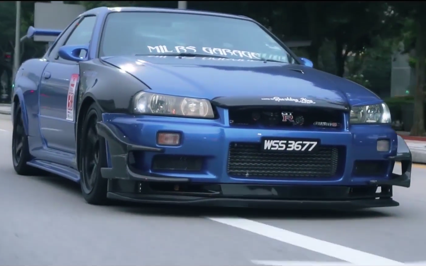 godzilla的怒吼nissanskylinegtrbnr34大制作写真