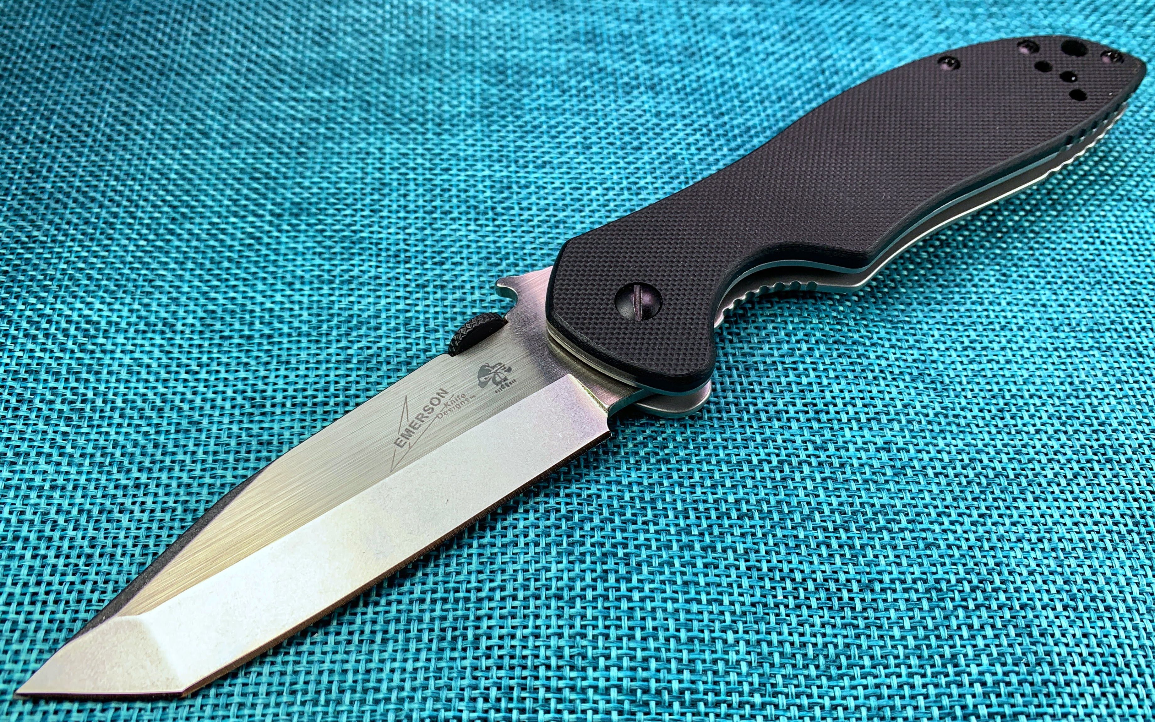 木名测评大师设计战术折刀卡秀艾默生cqc7k折刀