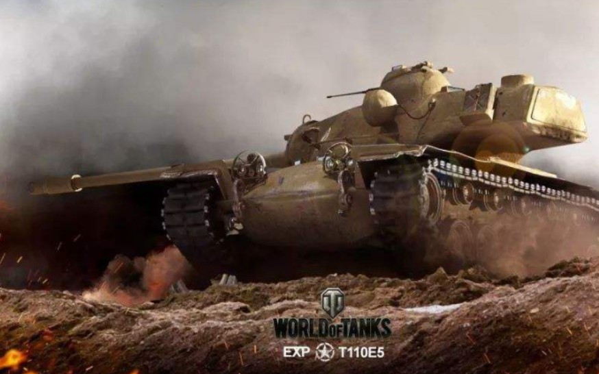 坦克世界闪电战高达再世万金油重坦t110e5的单车解析