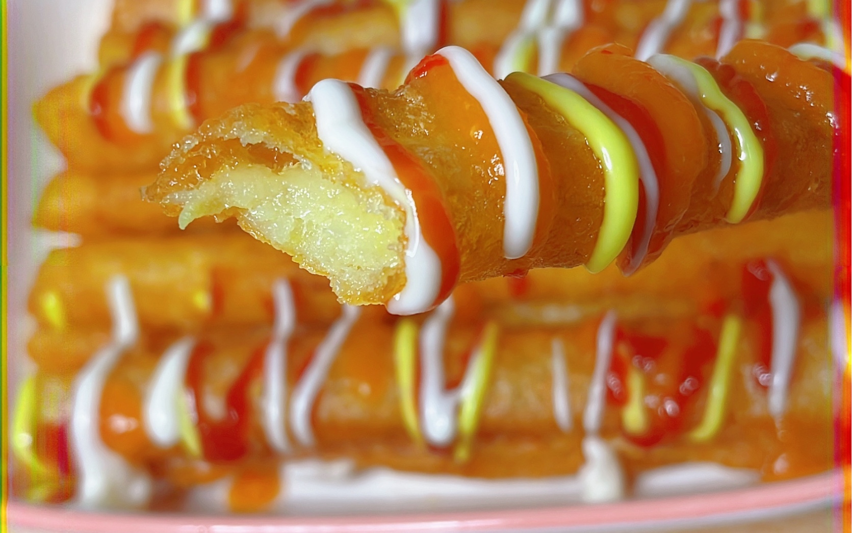 土豆芝士棒#这也太香了吧,出锅的那刻连摆摊的地址都想好了