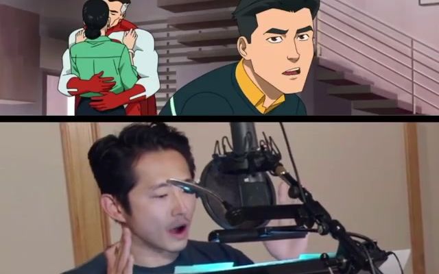 《无敌小子》一家人配音片段,史蒂文·元,吴珊卓,j·k·西蒙斯_哔哩