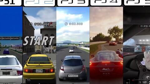 FORZA HORIZON PS1 VS PS2 VS PS3 VS PS4 VS PS5 