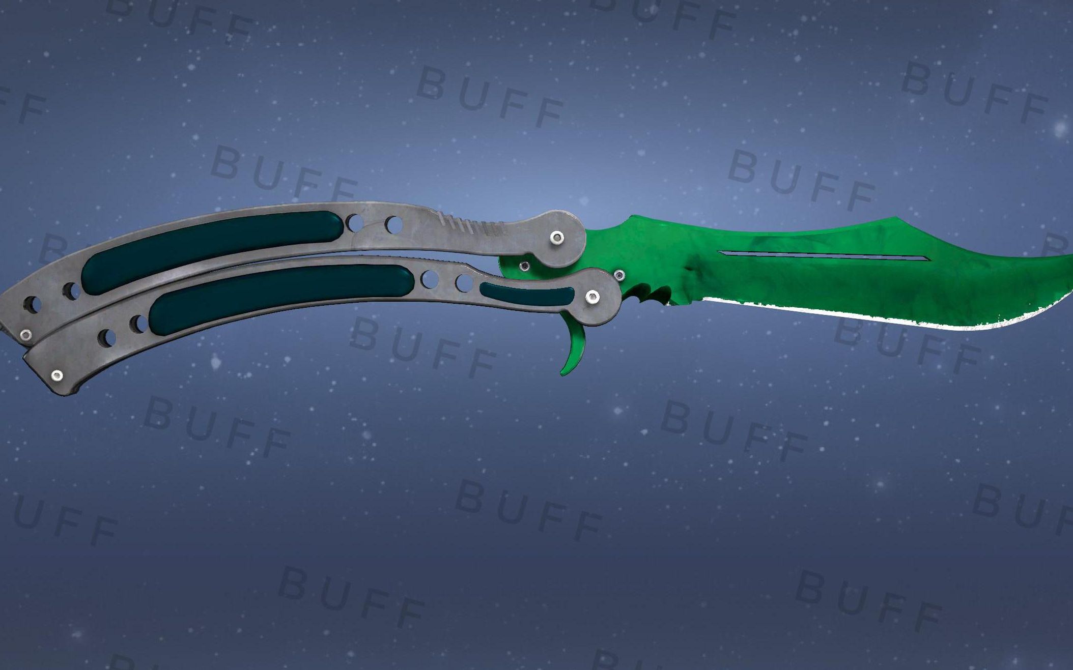 打csgo分手了 把前女友送的绿宝石蝴蝶刀直接送了_网络游戏热门视频