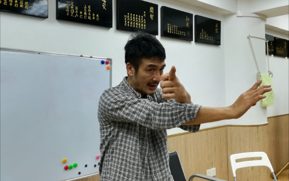 咏春名师黄淳梁之徒李恒昌教学咏春拳