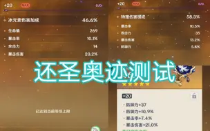 Download Video: 【原神2.0】Up下血本花264个金圣遗物转化会怎么样