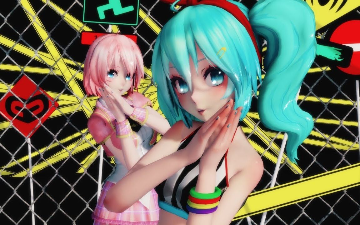 【mmd】劣等上等 (miku&luka)_哔哩哔哩 (゜-゜)つロ 干杯~-bilibili