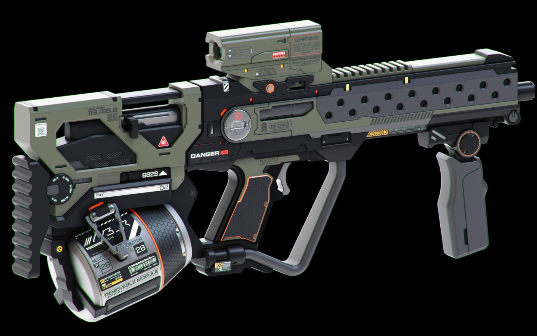 活动  【科幻枪械】"工程塑料风" 科幻枪械欣赏