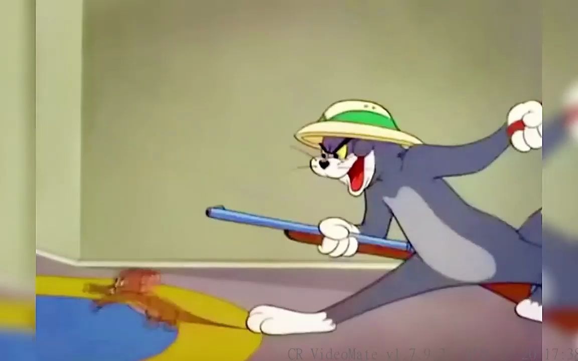1 猫和老鼠:杰瑞偷吃的被汤姆发现,汤姆的表情太猥琐了