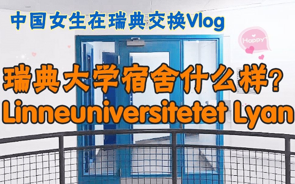 瑞典的大学学生宿舍什么样?这是我第一次进入林奈大学学生宿舍的样子哔哩哔哩bilibili