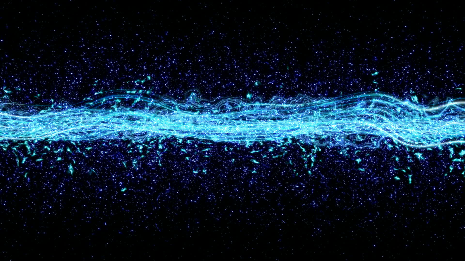 后期素材老王子特效素材迷人的蓝色粒子光线银河素材bluelightbeam