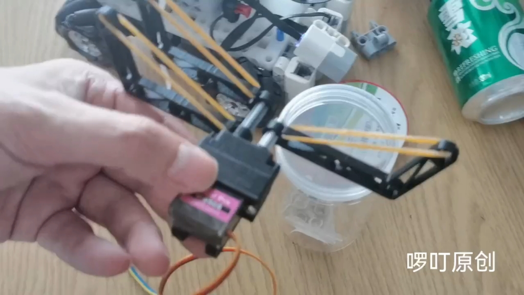自制兼容中鸣e6的机械爪舵机