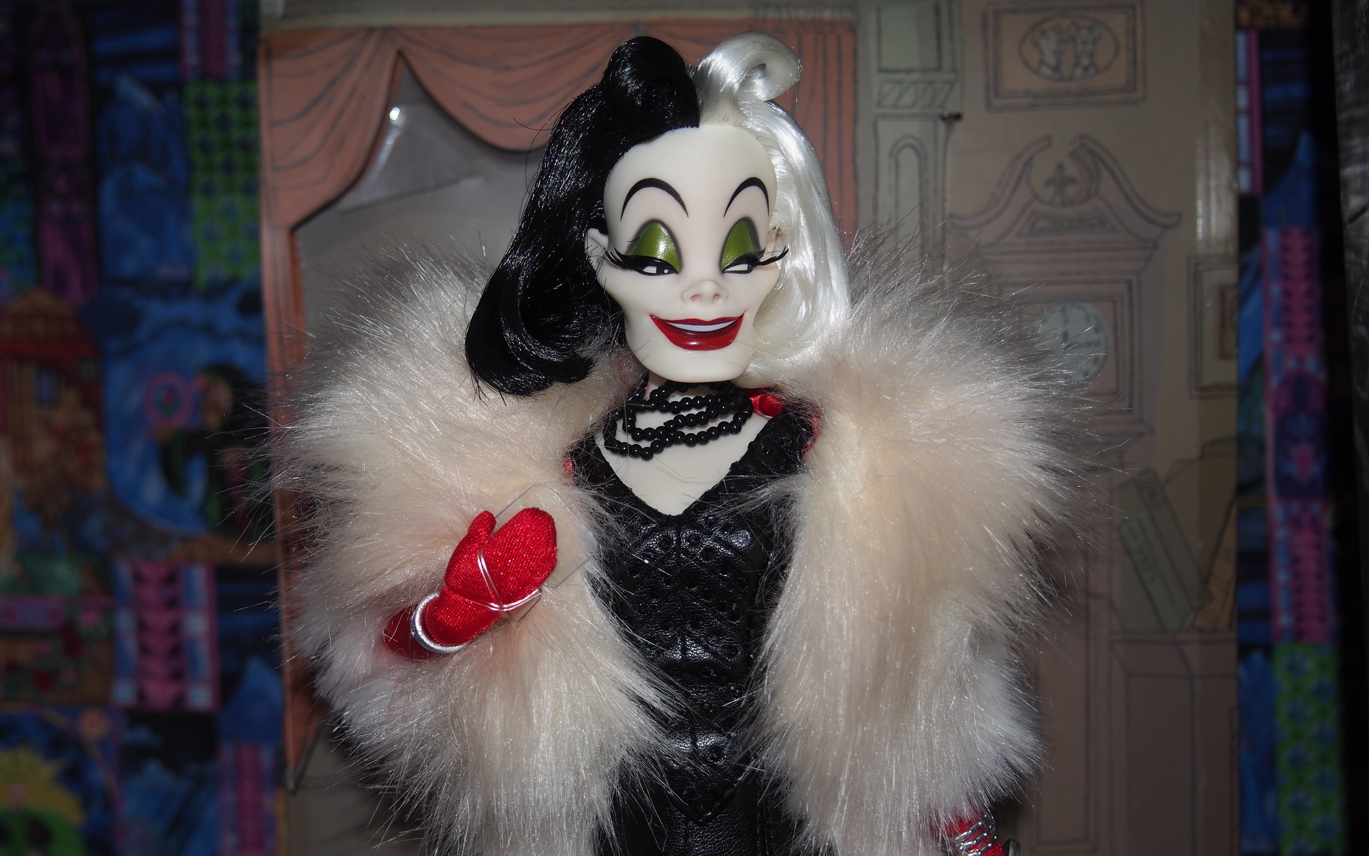 【开箱】迪士尼2017 dfdc curella101忠狗库伊拉娃娃|最后一款亚克力