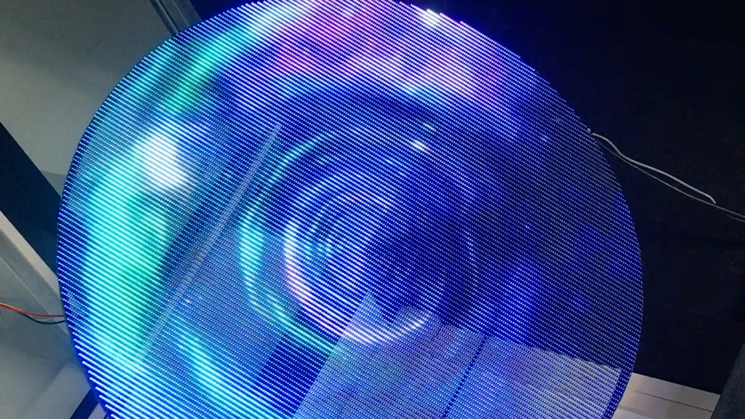 圆形饼,led显示屏