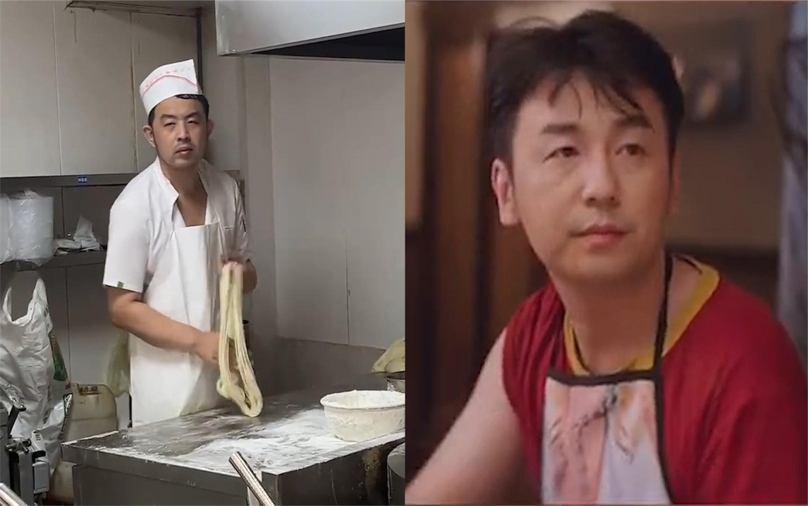 女子偶遇拉面师傅神似雷佳音,网友看后乐了:怀疑他们是亲戚