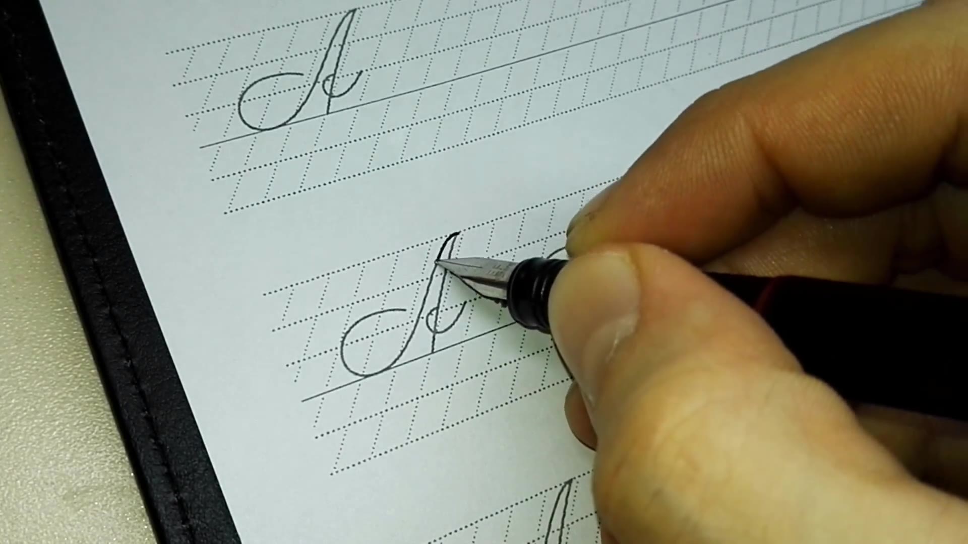 Spencerian script tutorial (斯宾塞体教程)圆体字英文书法教程哔哩哔哩bilibili