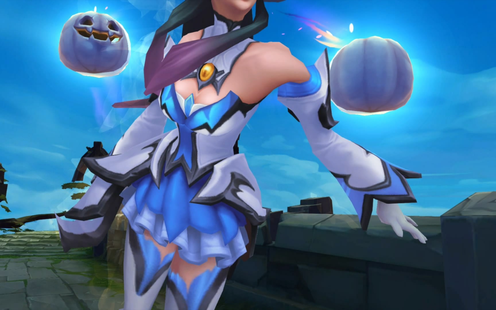 魅惑女巫 辛德拉皮肤鉴赏～_哔哩哔哩_bilibili