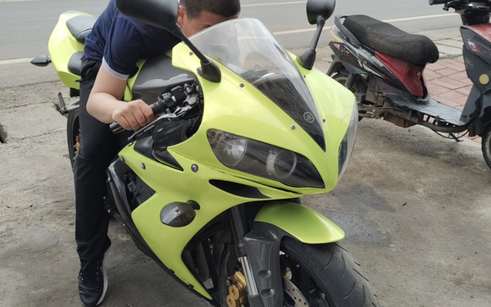 [偶遇]2006年雅马哈r1,四缸20气门の声浪