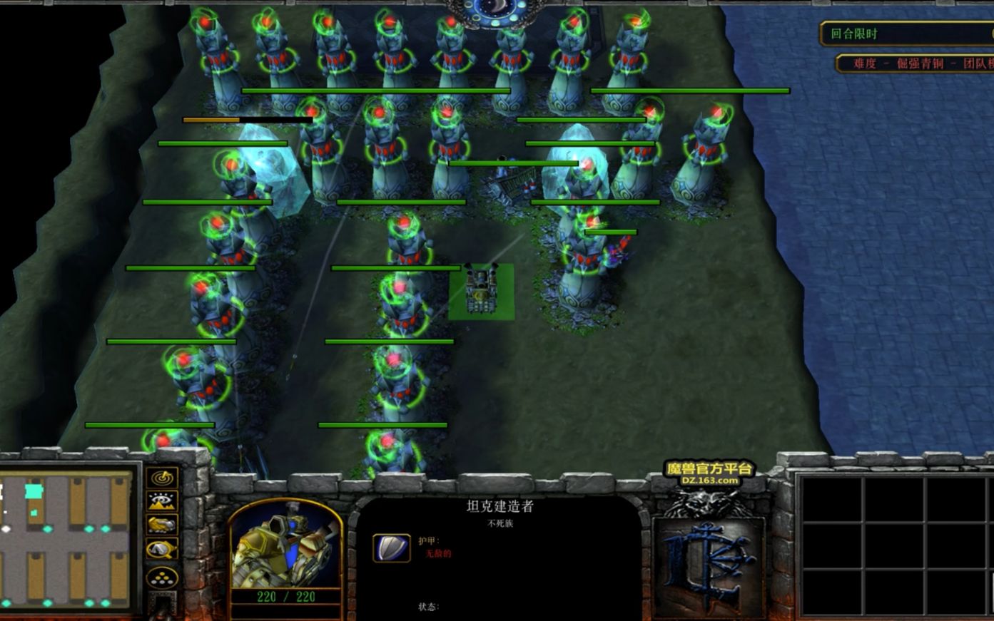 魔兽RPG系列《疯狂建筑师》防守纯看脸的塔防地图_WAR3_实况解说