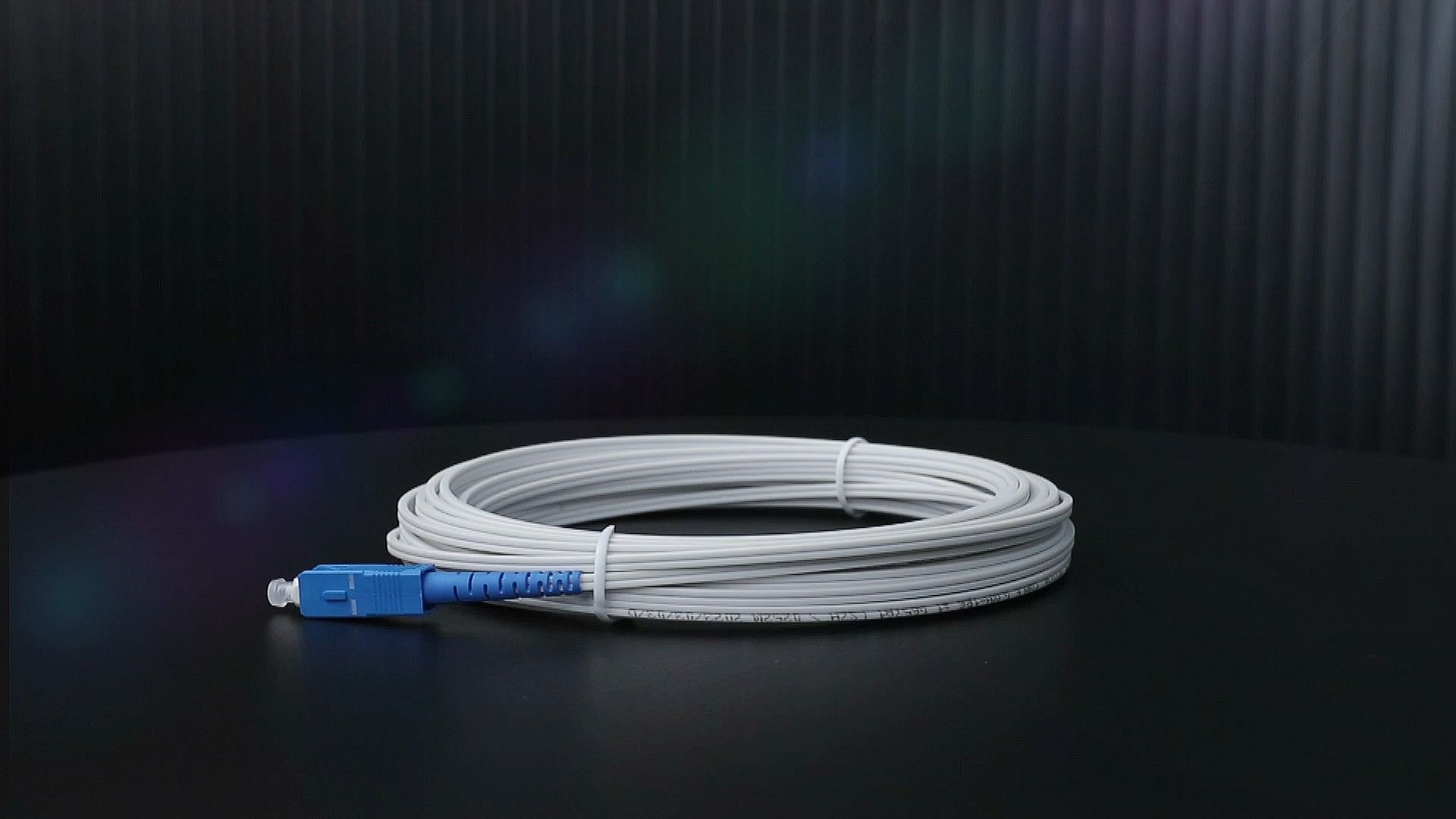 山泽电信级皮线光纤光缆 室内单模单芯蝶形光纤入户线 1