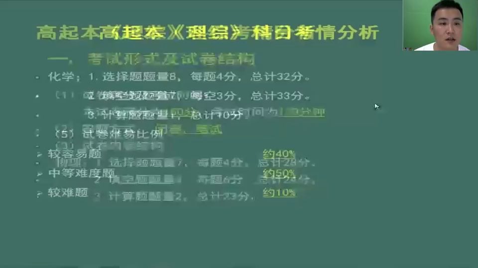 上学网视频直播讲解成人高考高达本物化综合课程哔哩哔哩bilibili