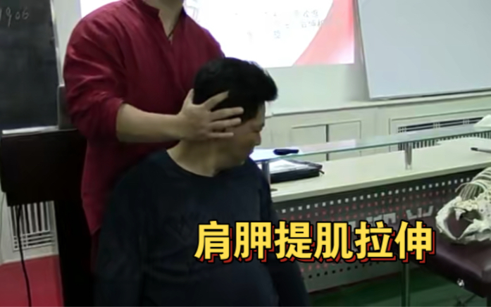 苗振老师拉伸 -肩胛提肌