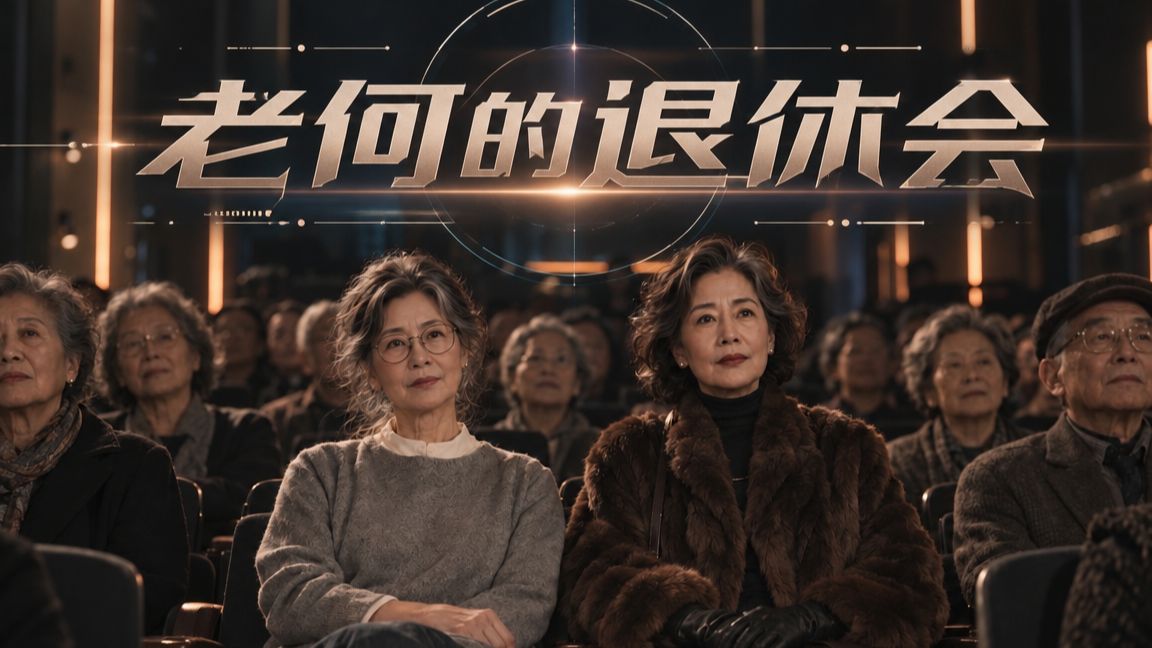 老了也要保持卡点上班的优雅习惯【AI全民制作人】