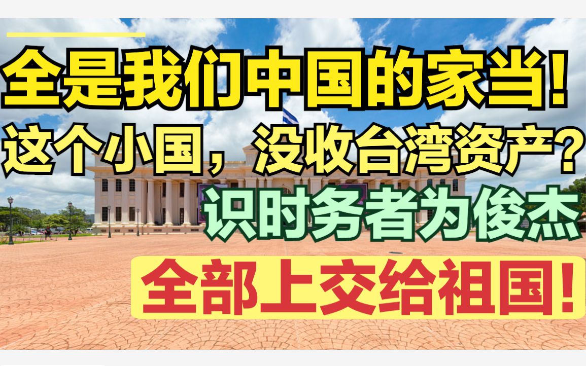 都是我们中国的家当!这个小国居然没收台湾资产,全部上交祖国大陆?哔哩哔哩bilibili