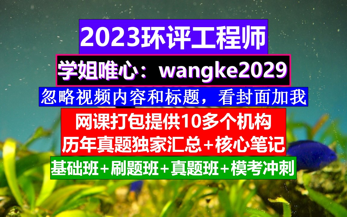 环评工程师考试《环境影响评价技术导则与标准》,环评工程师备考书籍,环评工程师是干啥的哔哩哔哩bilibili