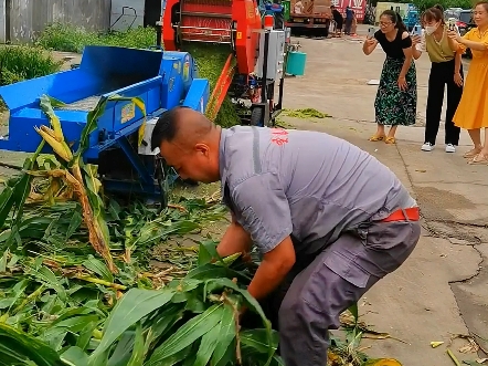 全自动打捆包膜机玉米秸秆做青储哔哩哔哩bilibili