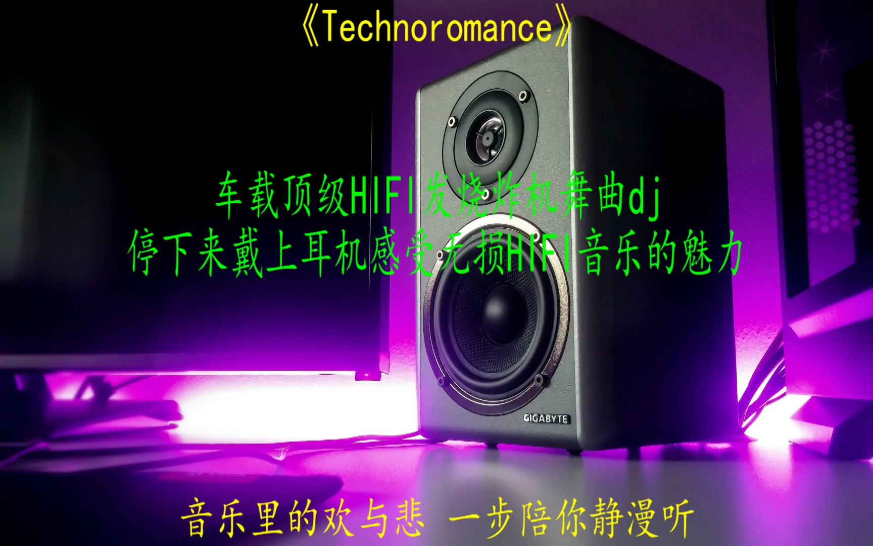 [图]车载顶级音响发烧hifi炸机舞曲低音炮《Technoromance》 #低音炮 #车载DJ #无损音乐