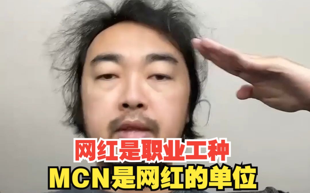 峰哥详解MCN:网红也是一个职业工种,MCN是网红的单位哔哩哔哩bilibili