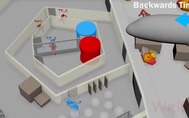 [图]【搬运】《信条》关键戏份3D动画演示：自由港、追车戏、尼尔挡子弹 | TENET Key Sequences 3D Breakdown