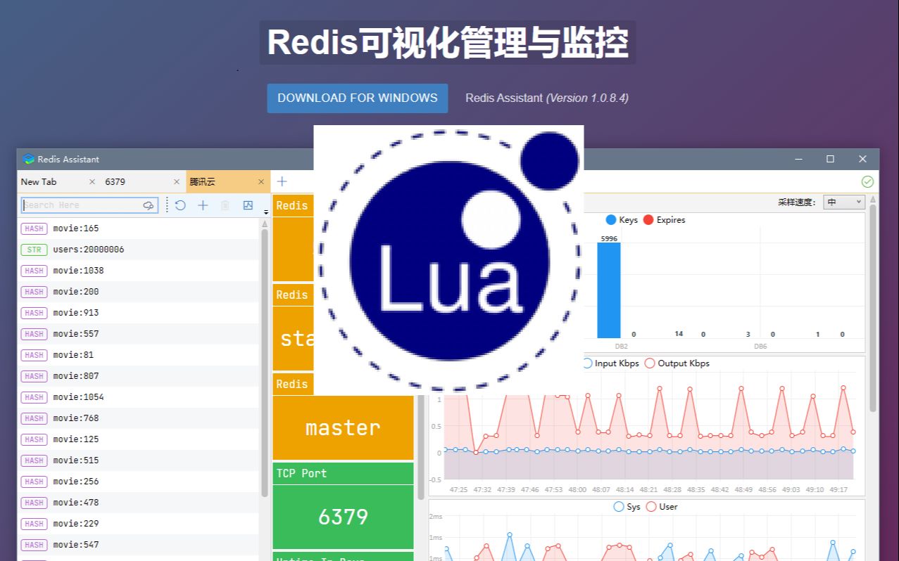 好用的Redis可视化管理工具,支持Lua脚本编辑、执行哔哩哔哩bilibili