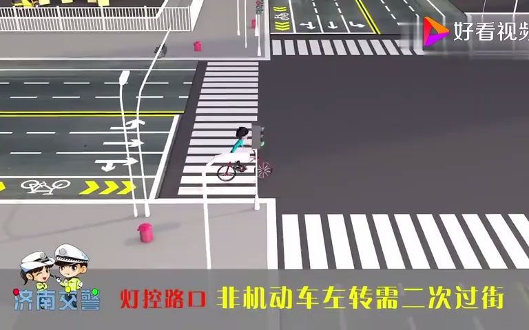 非机动车怎样过十字路口哔哩哔哩bilibili