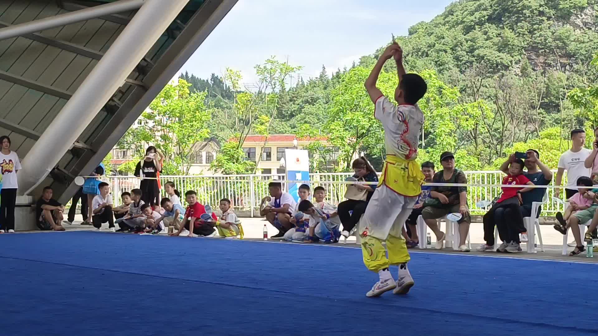 毕节市第二届传统武术比赛,地躺拳