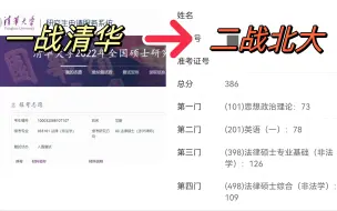 下载视频: 一战清华，二战北大｜在职上岸，复试第二｜备考方法论&避坑指南