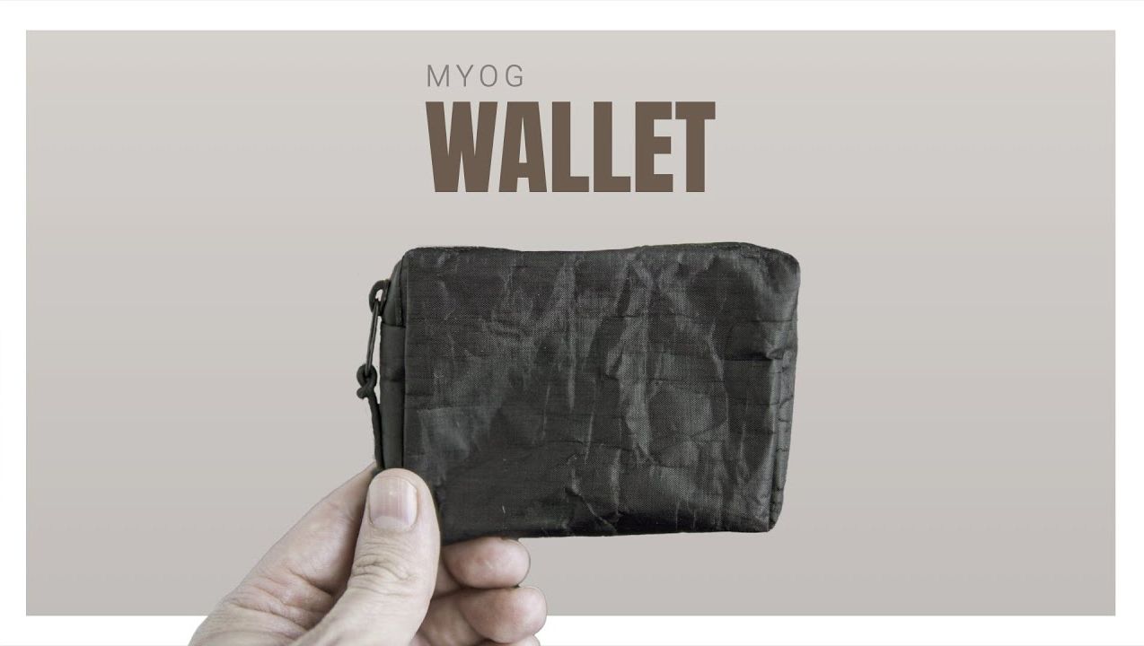 轻量户外DIY:超轻量粗苯钱包 Ultralight Dyneema Wallet  zipworks/MYOG/中英双字哔哩哔哩bilibili