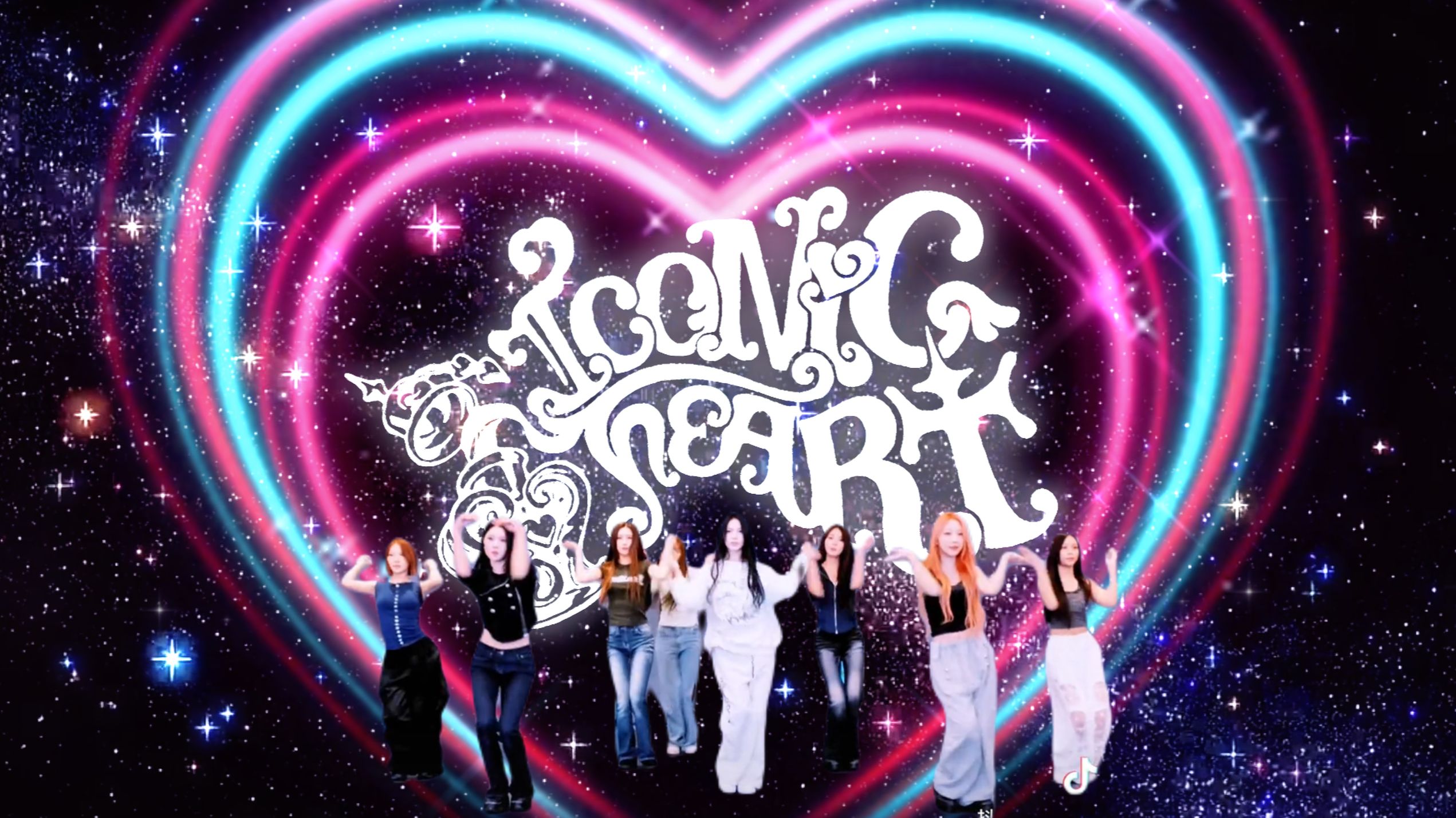 【高质量背景视频】Hearts2Hearts《ICONIC HEART》路演舞台大屏led背景视频