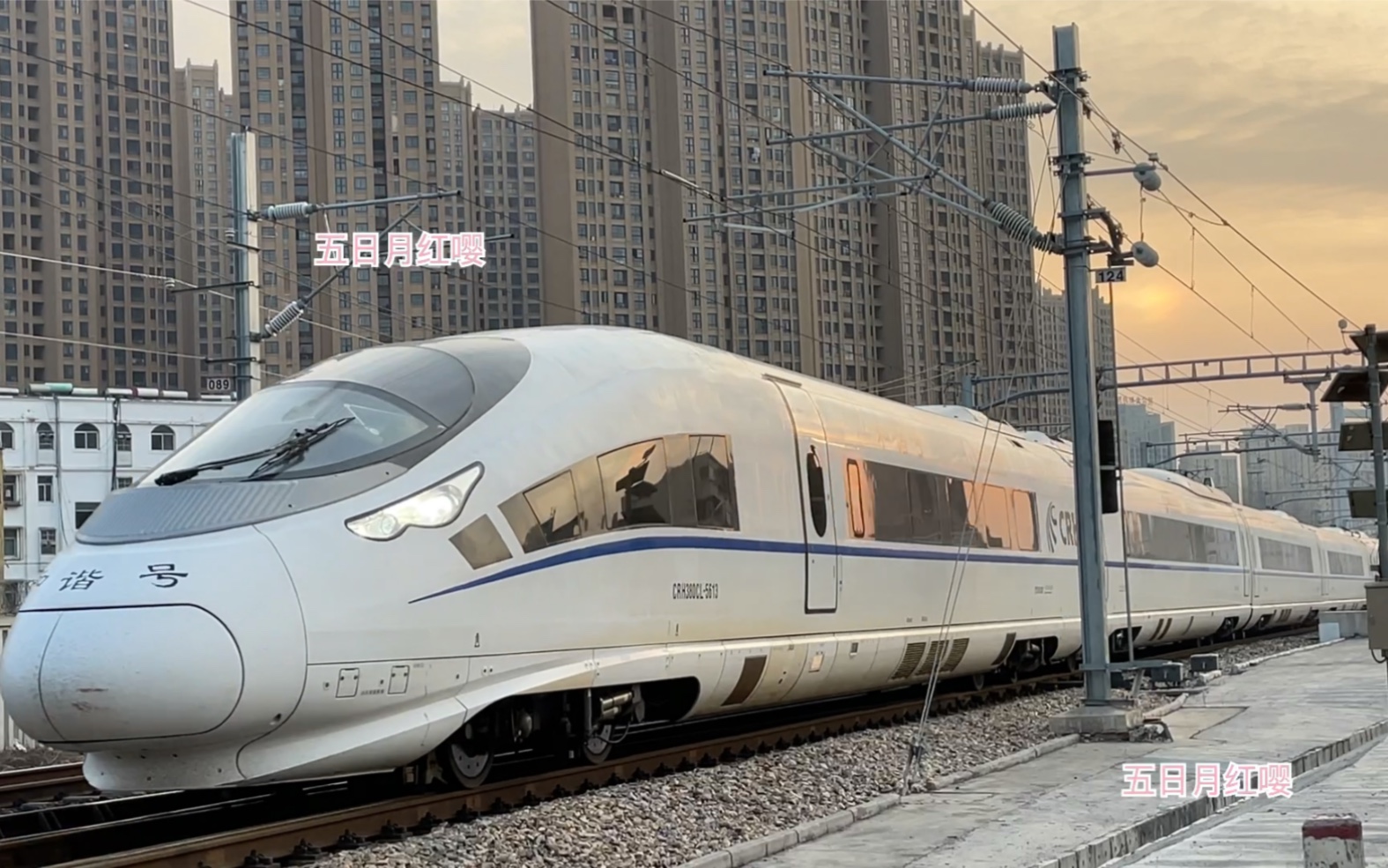 crh380cl(鲨鱼)出站