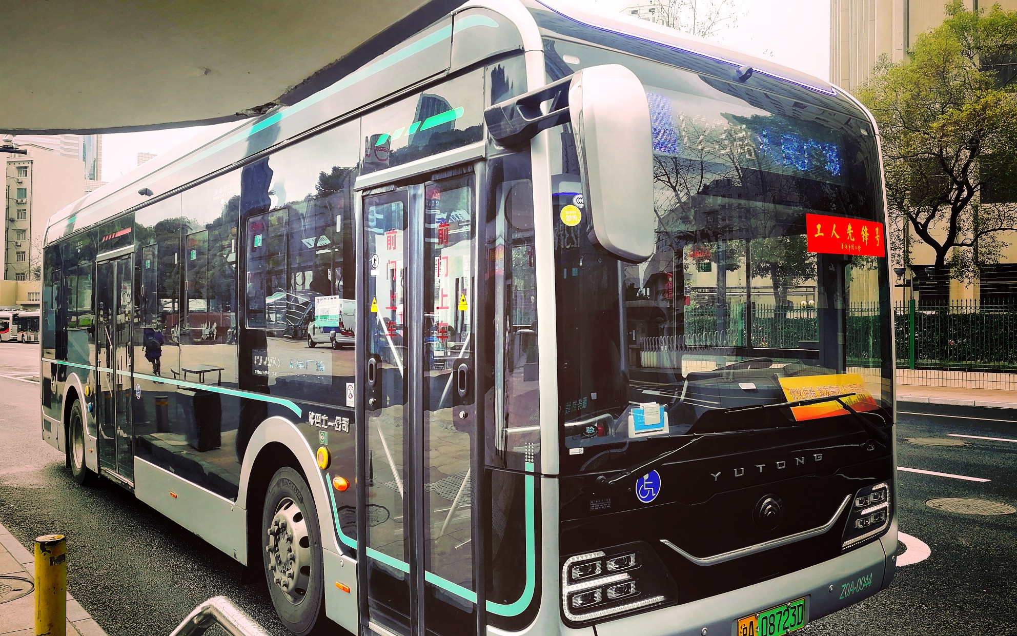 【上海公交】123路 巴林路伊敏河路→人民广场 全程pov_哔哩哔哩_bili