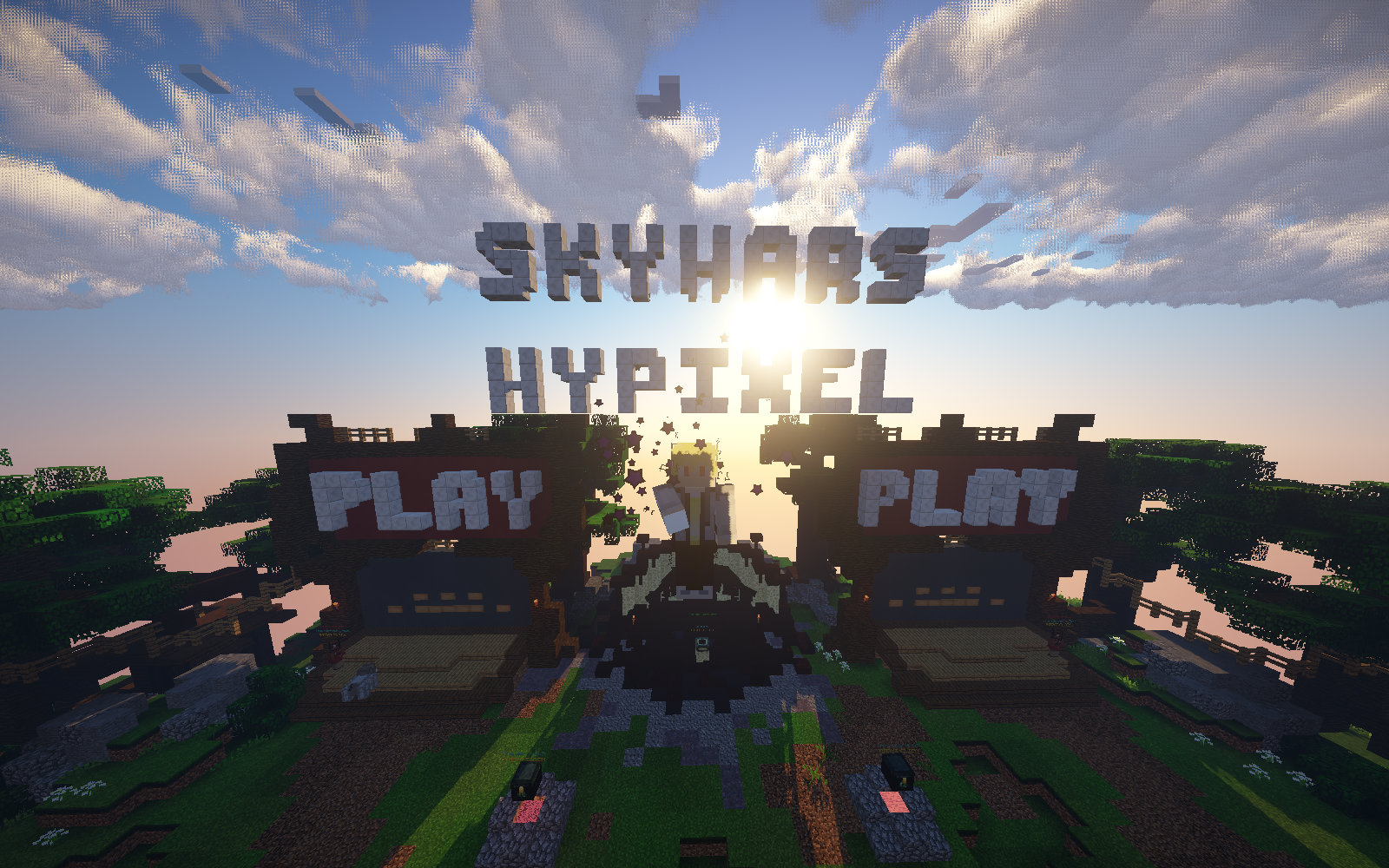 空岛战争·skywars·team#4·normal【mc·我的世界】hypixel小游戏服