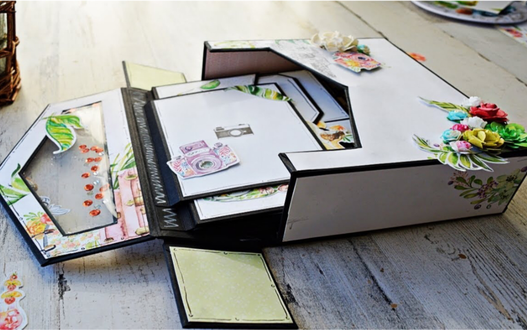 【教程】盒装手工相册制作装饰教程|Window Box Mini Album | Tutorial Trailer | P13 Paper Products哔哩哔哩bilibili