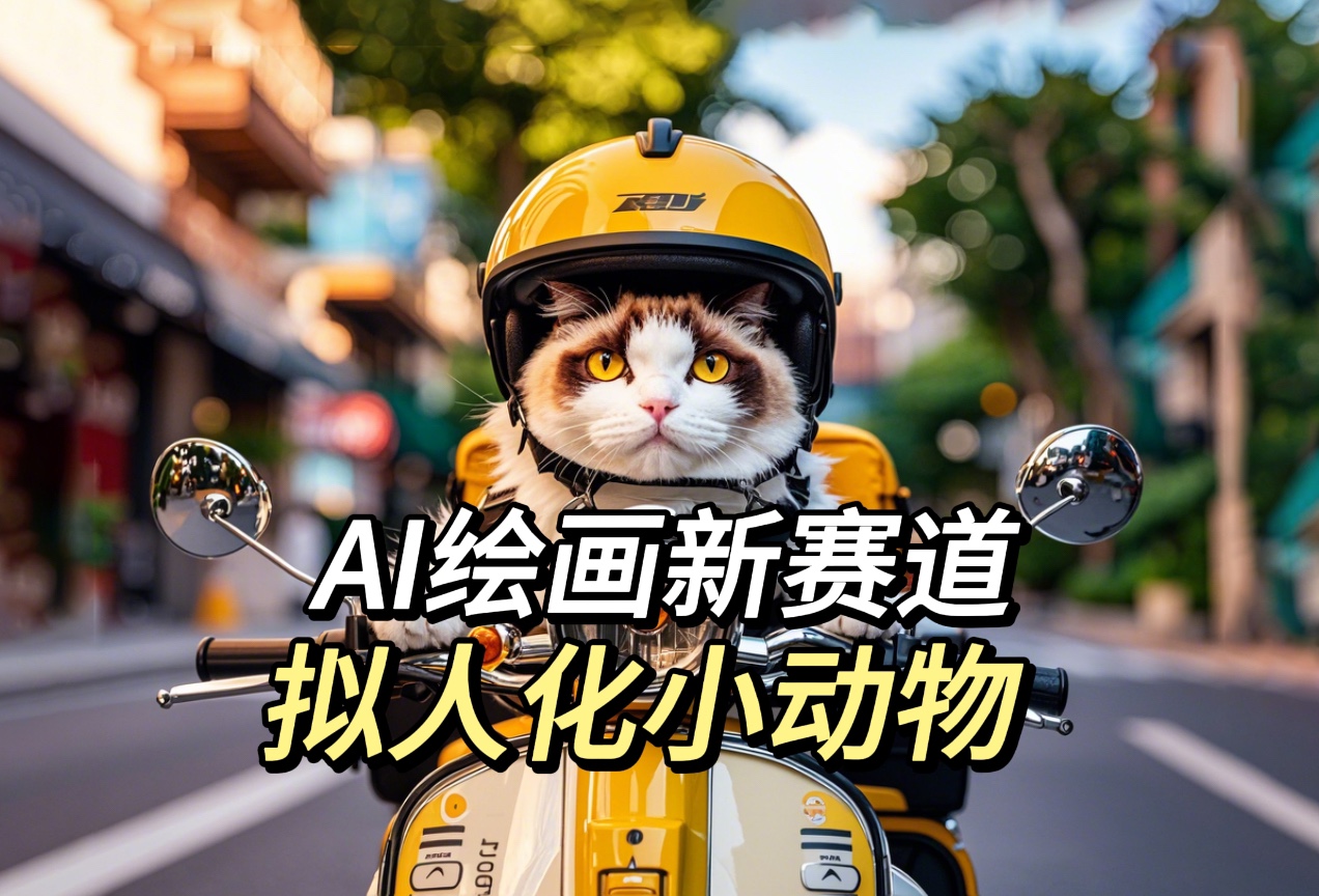 AI绘画新赛道|拟人化小动物,打工猫视频怎么做?AI绘画教程哔哩哔哩bilibili