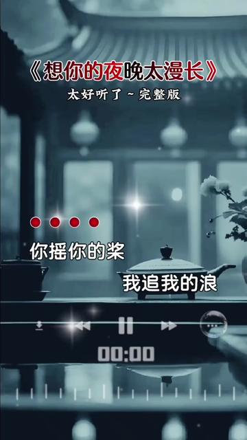 想你的夜晚太漫长