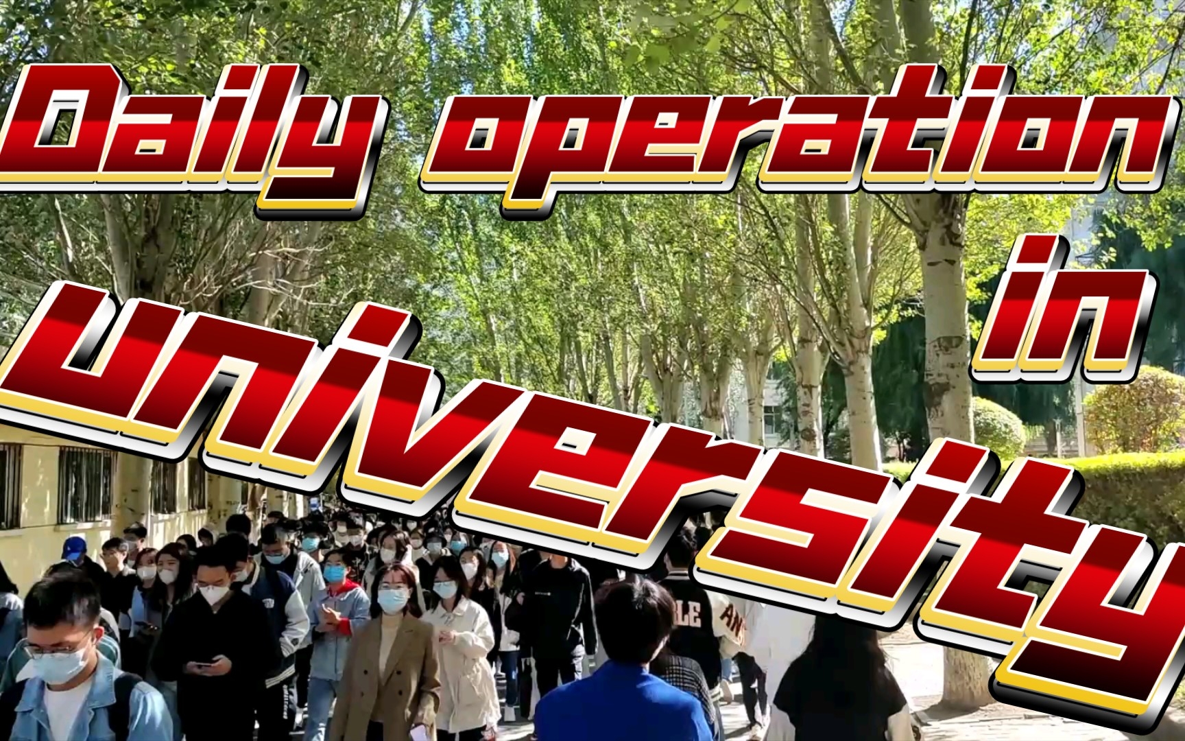 [图]Daily Operation in University