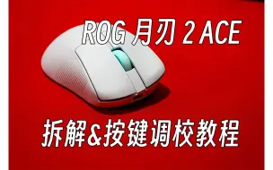 Download Video: 【鼠标优化】 Asus ROG 月刃 2 ACE 拆解&调校教程