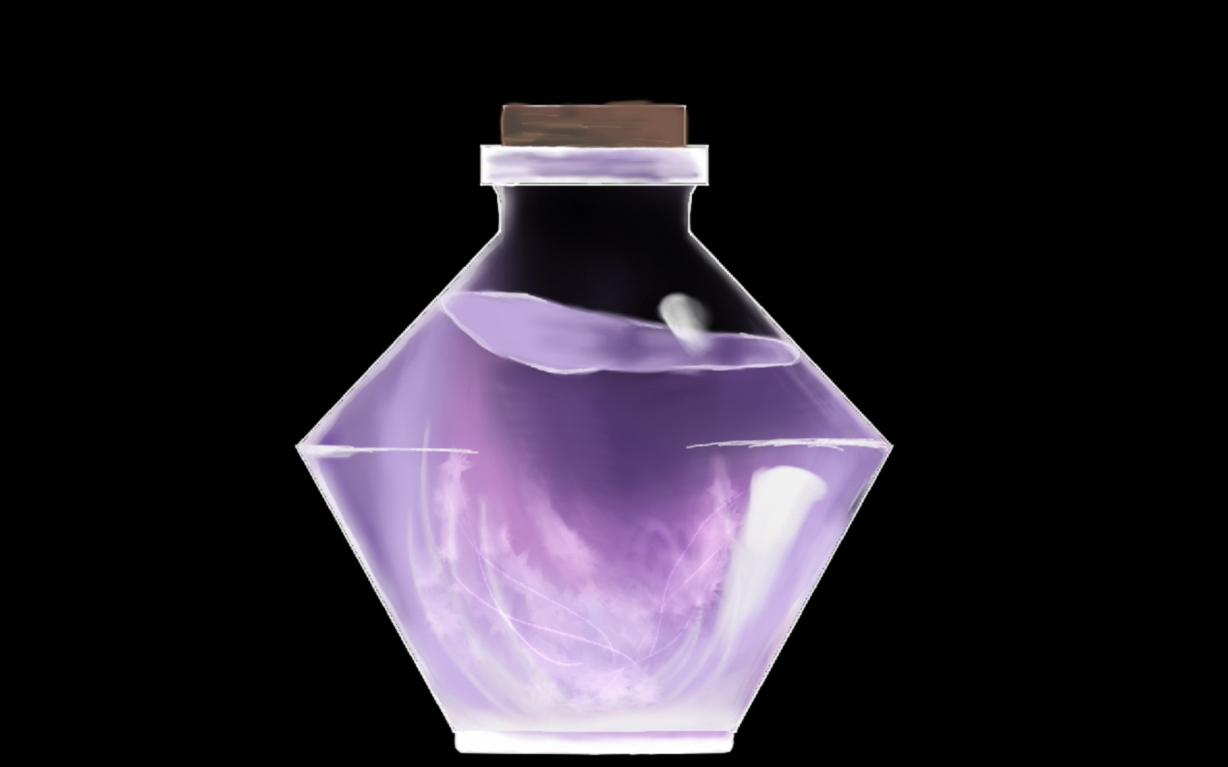 【平板绘】画小魔女的药瓶子,期待后续的成果吧